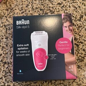 Braun Silk-épil 5 Epilator - Pink and White